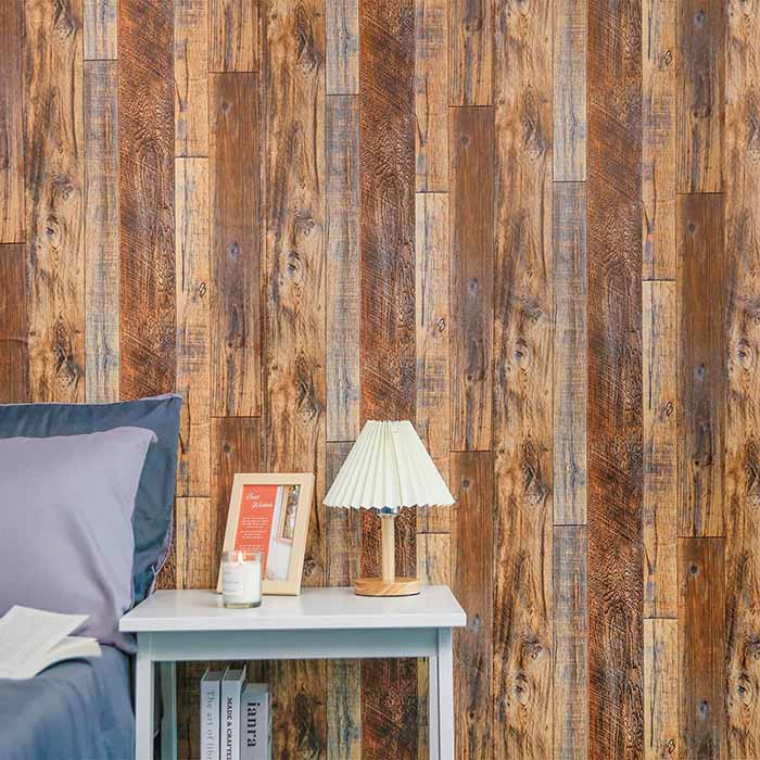 VintageWall, adesivo autoadesivo con aspetto di legno naturale (300 x 45 cm) - Image 8