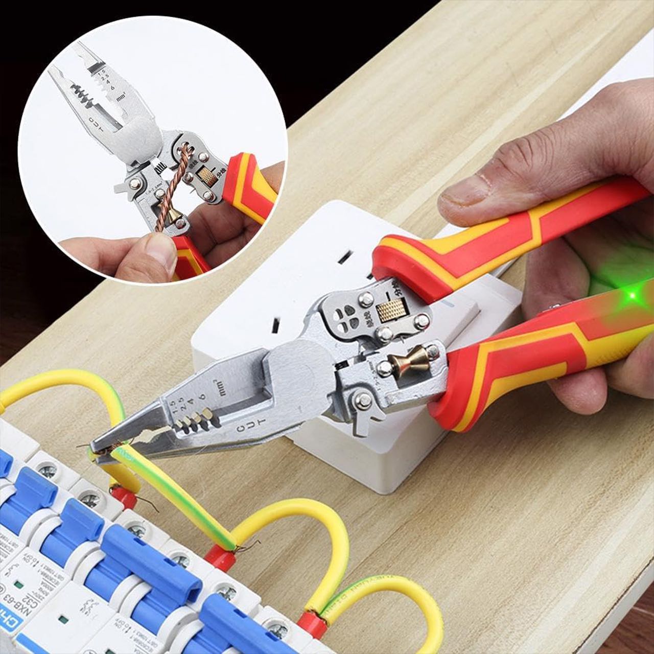 VoltagePliers, pinze universali per lavori elettrici con misuratore di tensione - Image 8