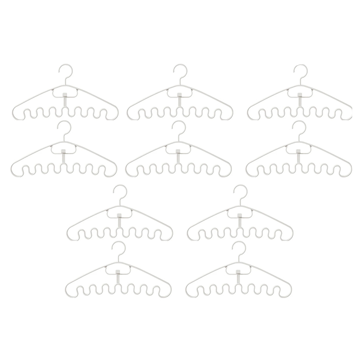 WavyHanger, gruccia per appendere più oggetti contemporaneamente (10 pezzi)