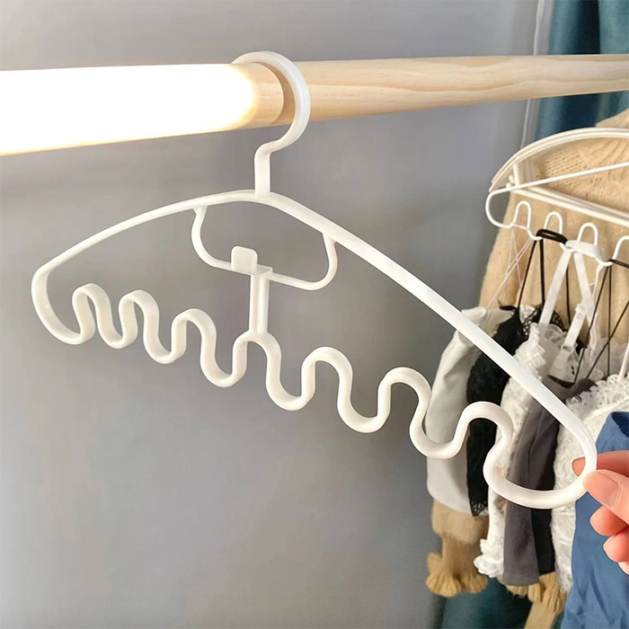 WavyHanger, gruccia per appendere più oggetti contemporaneamente (10 pezzi) - Image 8