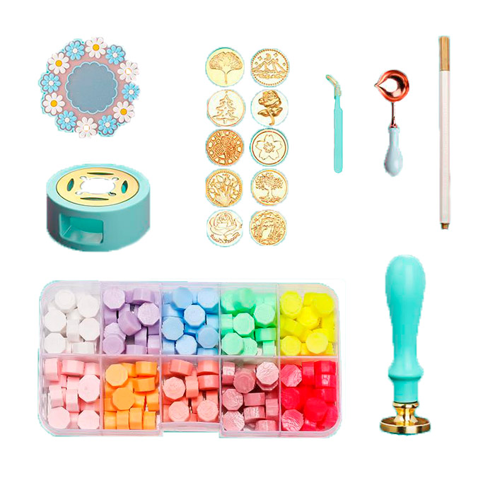 WaxKit, set di timbri da 17 pezzi
