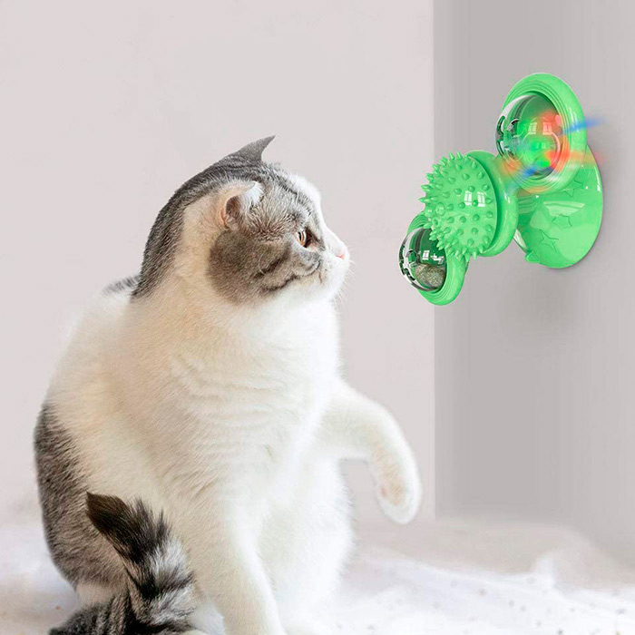 Il giocattolo per gatti ruota di 360 gradi!