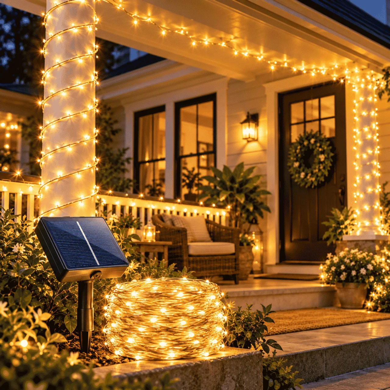Catena luminosa LED solare (12 m), YardLights - Image 3